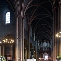 Église Saint-Germain-des-Prés - Interior, crossing looking southwest into nave