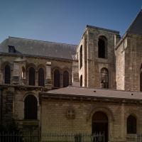 Église Saint-Germain-des-Prés - Exterior, north chevet and transept elevation