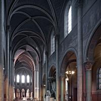 Église Saint-Germain-des-Prés - Interior, nave looking southeast