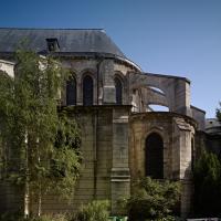 Église Saint-Germain-des-Prés - Exterior, south chevet elevation