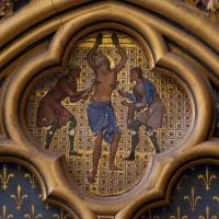 Sainte-Chapelle - Interior, south dado, medallion