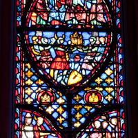 Sainte-Chapelle - Interior, north clerestory, stained glass