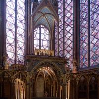Sainte-Chapelle - Interior, crossing looking northeast, altar