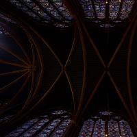 Sainte-Chapelle - Interior, chevet and nave, vaulting
