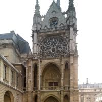 Sainte-Chapelle - Exterior, western frontispiece