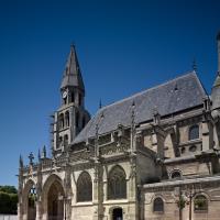 Collégiale Notre-Dame de Poissy - Exterior, south nave elvation
