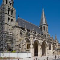 Collégiale Notre-Dame de Poissy - Exterior, south nave elevation