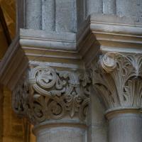 Collégiale Notre-Dame de Poissy - Interior, chevet, south arcade, capitals