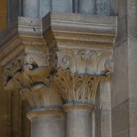 Collégiale Notre-Dame de Poissy - Interior, nave, south arcade, capitals