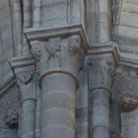 Collégiale Notre-Dame de Poissy - Interior, nave, south clerestory, capitals
