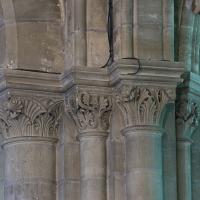 Collégiale Notre-Dame de Poissy - Interior, chevet, hemicycle, capitals