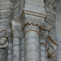 Collégiale Notre-Dame de Poissy - Interior, nave, north clerestory, capitals