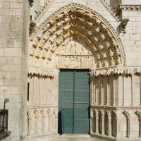 Cathédrale Saint-Pierre de Poitiers - Exterior, western frontispiece, north portal 