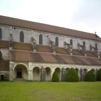 Église Notre-Dame de Pontigny - Exterior, north nave elevation looking southwest