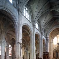 Cathédrale Saint-Maclou de Pontoise - Interior, north nave elevation looking east