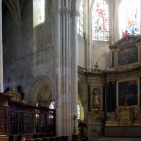 Cathédrale Saint-Maclou de Pontoise - Interior, north choir and chevet