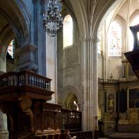 Cathédrale Saint-Maclou de Pontoise - Interior, north choir and chevet