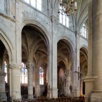 Cathédrale Saint-Maclou de Pontoise - Interior, north nave elevation