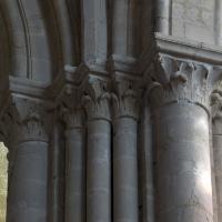 Cathédrale Saint-Maclou de Pontoise - Interior, chevet, hemicycle, clerestory, pier capitals