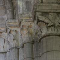 Cathédrale Saint-Maclou de Pontoise - Interior, chevet, hemicycle, arcade, capitals