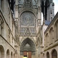 Cathédrale Notre-Dame de Rouen - Exterior, north transept façade