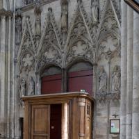 Cathédrale Notre-Dame de Rouen - Interior, north transept portal