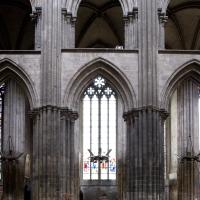 Cathédrale Notre-Dame de Rouen - Interior, nave arcade looking north
