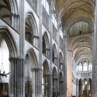 Cathédrale Notre-Dame de Rouen - Interior, nave looking northeast