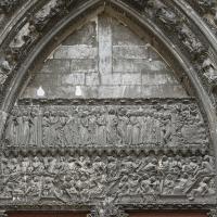 Cathédrale Notre-Dame de Rouen - Exterior, north transept, portal, tympanum