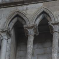 Cathédrale Notre-Dame de Rouen - Interior, chevet, north triforium, capitals