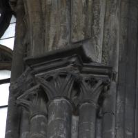 Cathédrale Notre-Dame de Rouen - Interior, nave, north clerestory, capitals