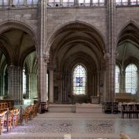 Basilique de Saint-Denis - Interior, chevet, north arcade elevation