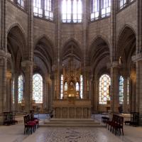 Basilique de Saint-Denis - Interior, chevet looking east, hemicycle
