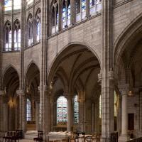 Basilique de Saint-Denis - Interior, chevet, southeast arcade elevation
