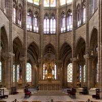Basilique de Saint-Denis - Interior, chevet looking east