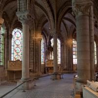 Basilique de Saint-Denis - Interior, chevet, north ambulatory looking southeast