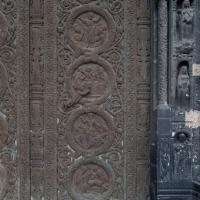 Basilique de Saint-Denis - Exterior, western frontispiece, center portal, south door