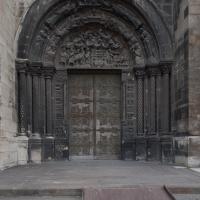 Basilique de Saint-Denis - Exterior, western frontispiece, north portal