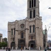 Basilique de Saint-Denis - Exterior, western frontispiece looking northeast