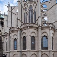 Basilique de Saint-Denis - Exterior, east chevet elevation