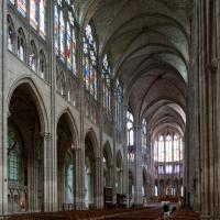 Basilique de Saint-Denis - Interior, nave looking northeast