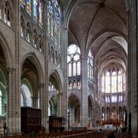 Basilique de Saint-Denis - Interior, nave looking northeast