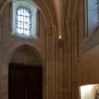 Basilique de Saint-Denis - Interior, north narthex looking northwest, north portal