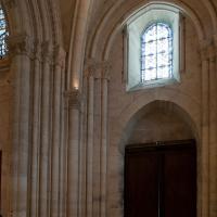 Basilique de Saint-Denis - Interior, north narthex looking southwest, north portal