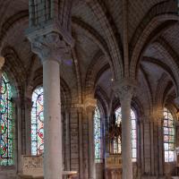 Basilique de Saint-Denis - Interior, chevet, north ambualtory looking southeast
