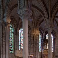 Basilique de Saint-Denis - Interior, chevet, north ambualtory looking southeast