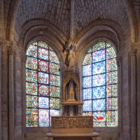 Basilique de Saint-Denis - Interior, chevet, ambulatory, axial chapel