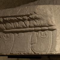 Basilique de Saint-Denis - Interior, inner crypt, north wall, ex situ cornice fragment