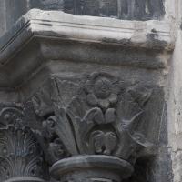 Basilique de Saint-Denis - Exterior, western frontispiece, south portal, south jamb, shaft capital