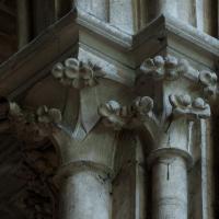 Basilique de Saint-Denis - Interior, nave, north arcade, pier capital